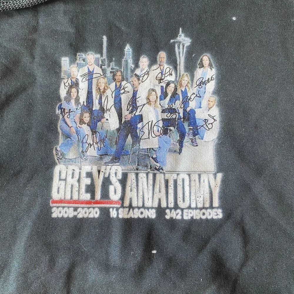 Grey's Anatomy Hoodie Black Medium